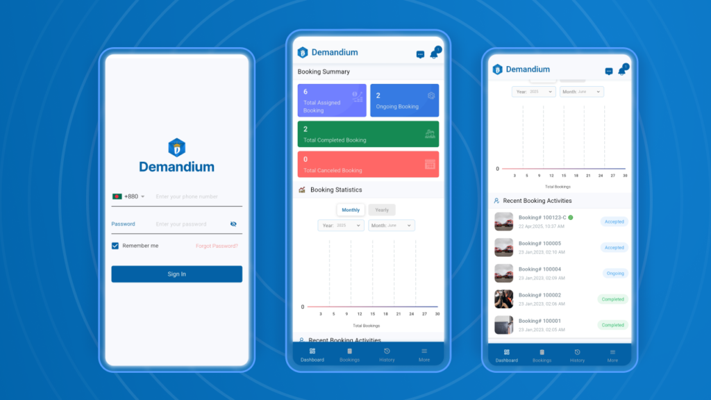 1 Demandium Serviceman App Screenshot