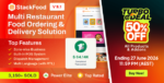 StackFood Multi Restaurant - Food Delivery App with Laravel Admin and Restaurant Panel